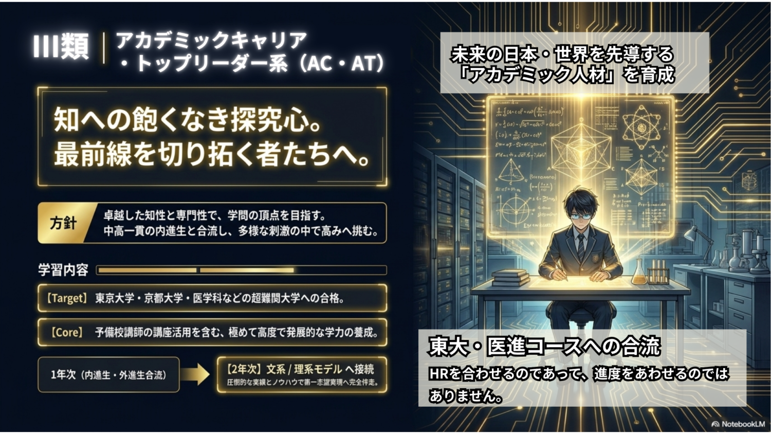 Ⅲ類 アカデミックキャリア系